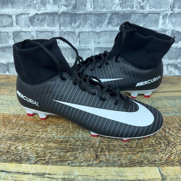 Nike Mercurial Victory VI DF FG Black Soccer Cleats 903609-002 Mens Size 7 New main image 5